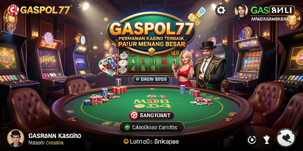 Tampilan gameplay seru di Kasino GASPOL77 dengan efek visual memukau.