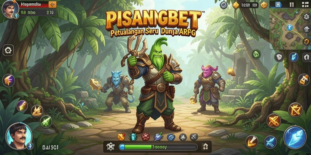 Tampilan gameplay PISANGBET yang seru dan mendebarkan.