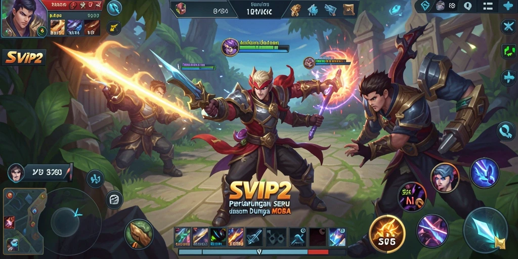 Gameplay seru di SVIP2 dengan pertarungan strategi yang intens.