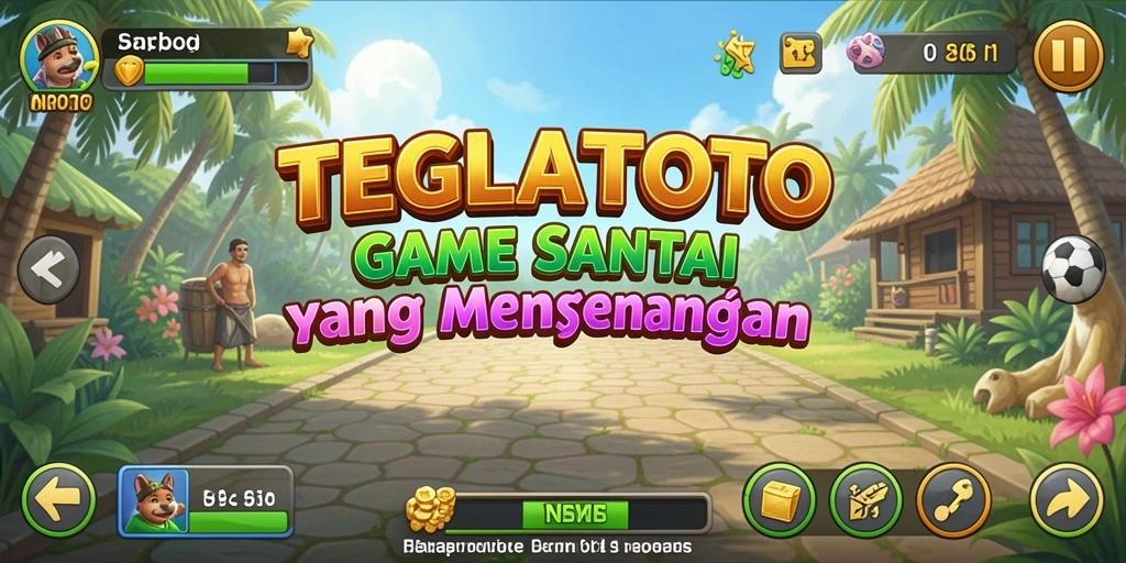 Tampak gameplay TEGALTOTO yang seru dan santai.
