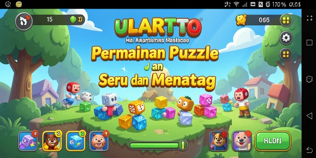 Tampilan gameplay ULARTOTO yang menarik dan menantang.